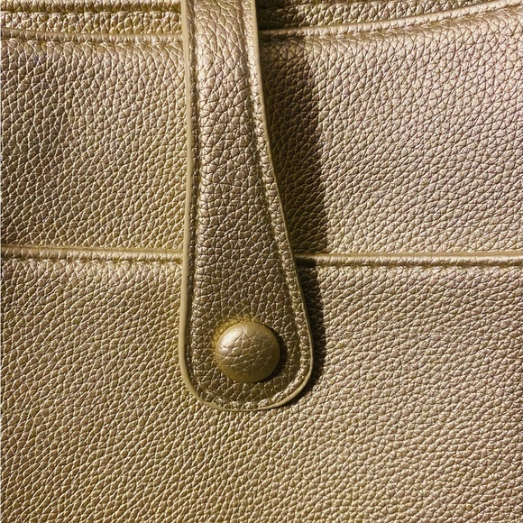 ahdorned pebble grain vegan leather crossbody bag with guitar strap incl… - Picture 3 of 14